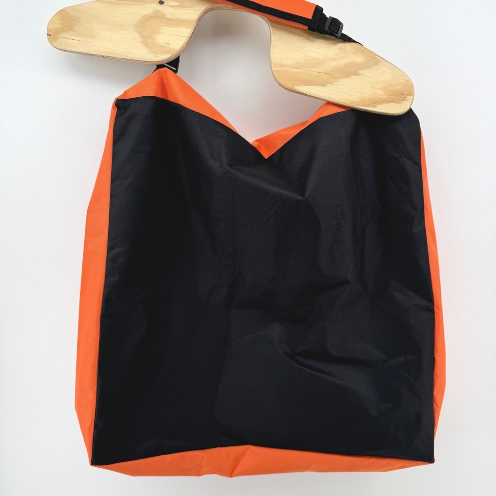 VEVOR 24" Square Utility Equipment Bag Large Orange Black Heavy Duty Nylon Tote - Picture 2 of 7